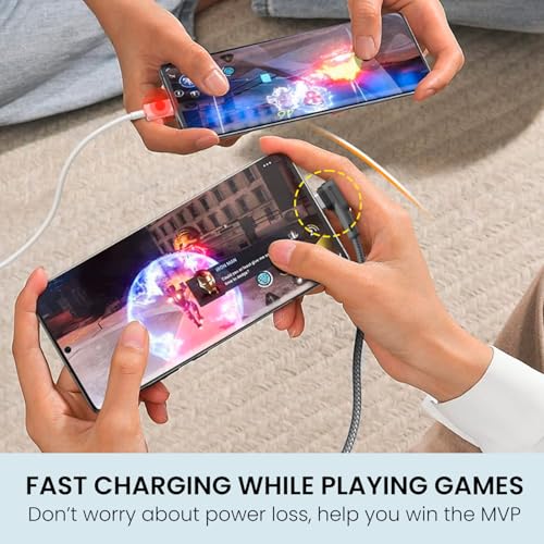 Portronics Konnect L POR-1403 Fast Charging 3A Type-C Cable 1.2 Meter with Charge & Sync Function for All Type-C Devices (White)