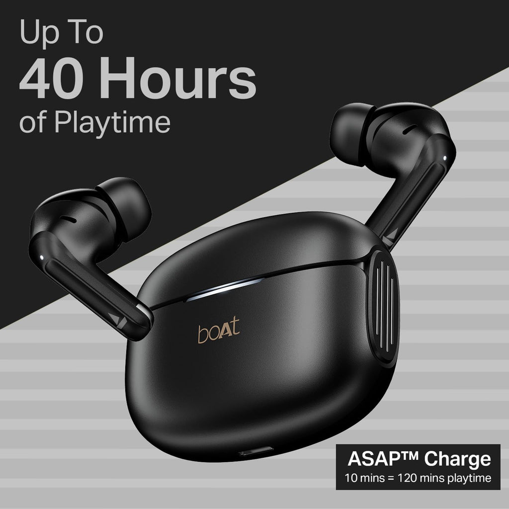 boAt 2025 Launch Airdopes 219, 4Mics ENx, 40H Battery, Best in Segment for Calling, Stream Ad Free Music via App Support, Bluetooth Earbuds, TWS Ear Buds Wireless Earphones with mic (Forest Sage)