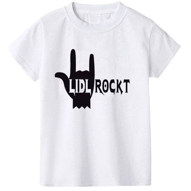 2024 Summer Children's T-Shirt Fashion 100% Cotton Boy T Shirt Girl Cartoon Skull Print Girl T-Shirt Top Boy Clothes 2-10Y