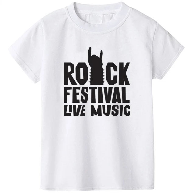 2024 Summer Children's T-Shirt Fashion 100% Cotton Boy T Shirt Girl Cartoon Skull Print Girl T-Shirt Top Boy Clothes 2-10Y