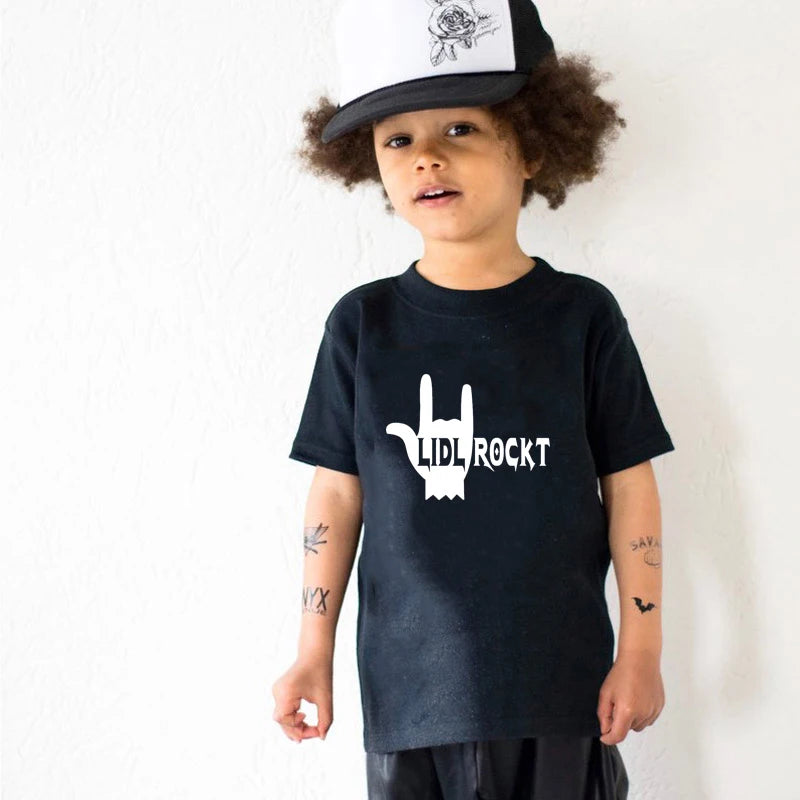 2024 Summer Children's T-Shirt Fashion 100% Cotton Boy T Shirt Girl Cartoon Skull Print Girl T-Shirt Top Boy Clothes 2-10Y